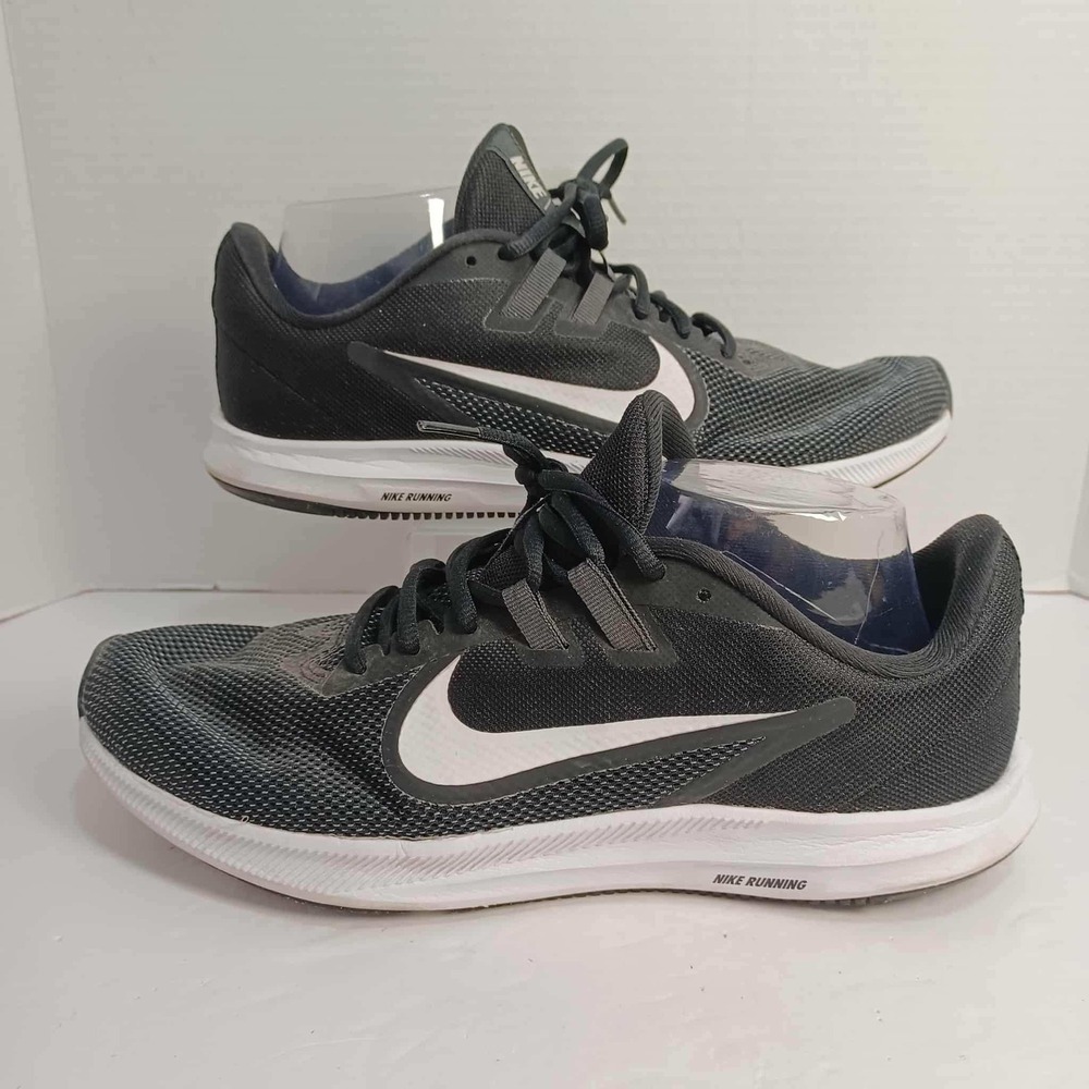 Nike Downshifter 9 Running Shoes AQ7486-001 Gray White Sneakers‎ Women's Size 11